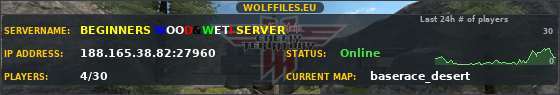 BEGINNERS WOOD&WETI SERVER