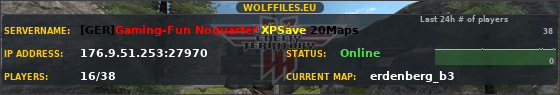 [GER]Gaming-Fun Noquarter XPSave 20Maps