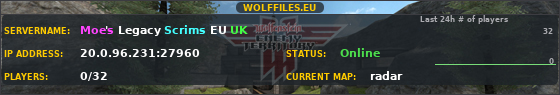 Moe's Legacy Scrims EU UK