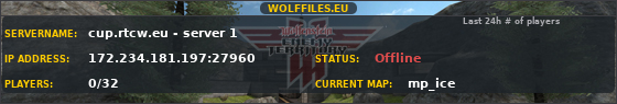 cup.rtcw.eu - server 1