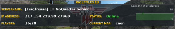 [Teigfresse] ET NoQuarter Server