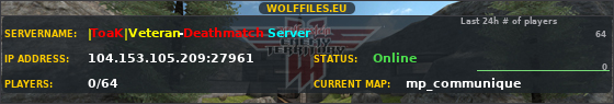 |ToaK|Veteran-Deathmatch Server